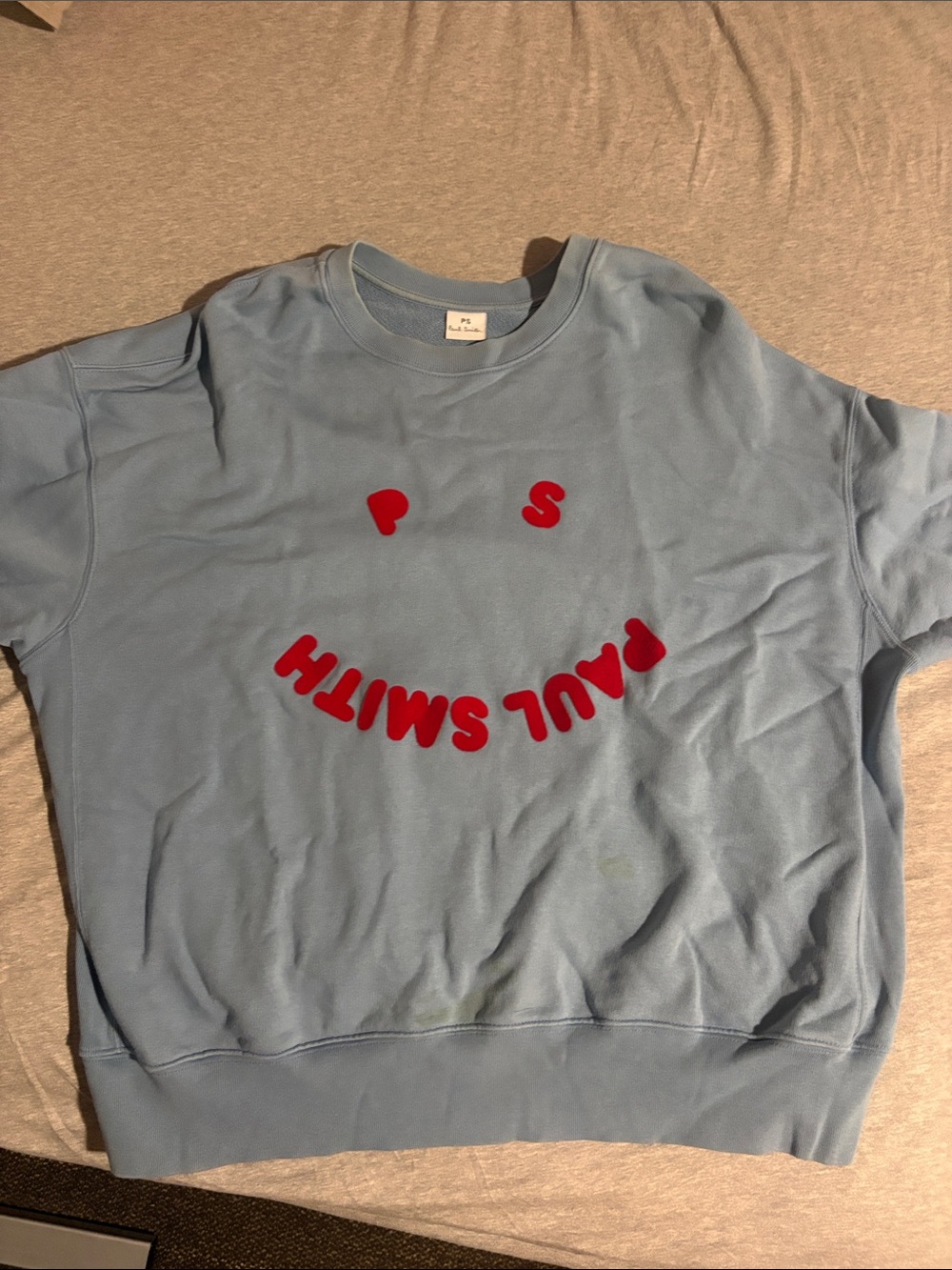 Paul Smith Light Blue Smiley Sweatshirt